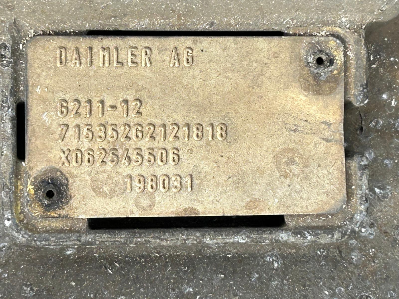 Girkasse MERCEDES GEARBOX G211-12 WITH RETARDER: bilde 14 Girkasse MERCEDES GEARBOX G211-12 WITH RETARDER: bilde 14