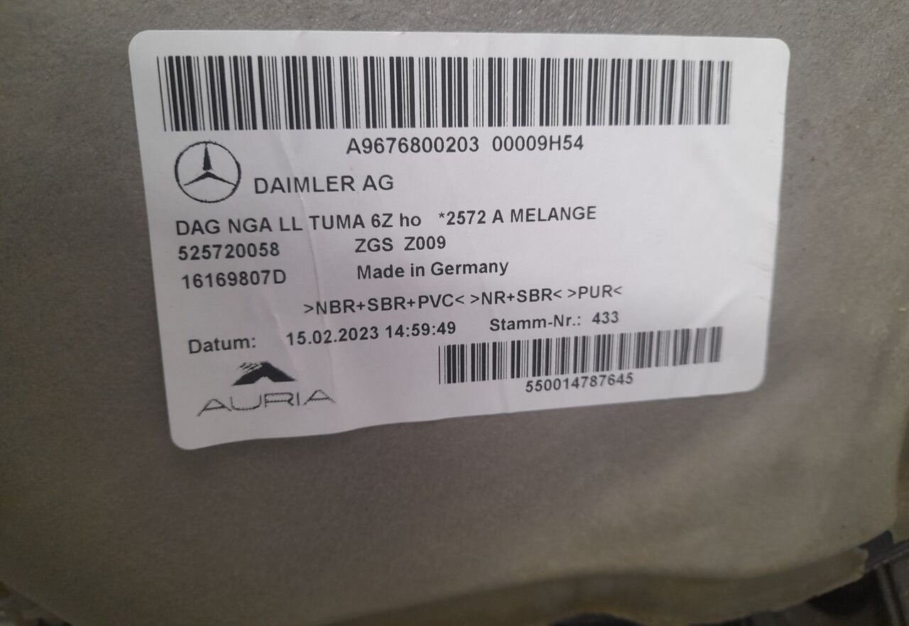 WYKŁADZINA KABINY Mercedes-Benz ATEGO A9676800203 - Førerhus og interiør for Lastebil: bilde 2 WYKŁADZINA KABINY Mercedes-Benz ATEGO A9676800203 - Førerhus og interiør for Lastebil: bilde 2