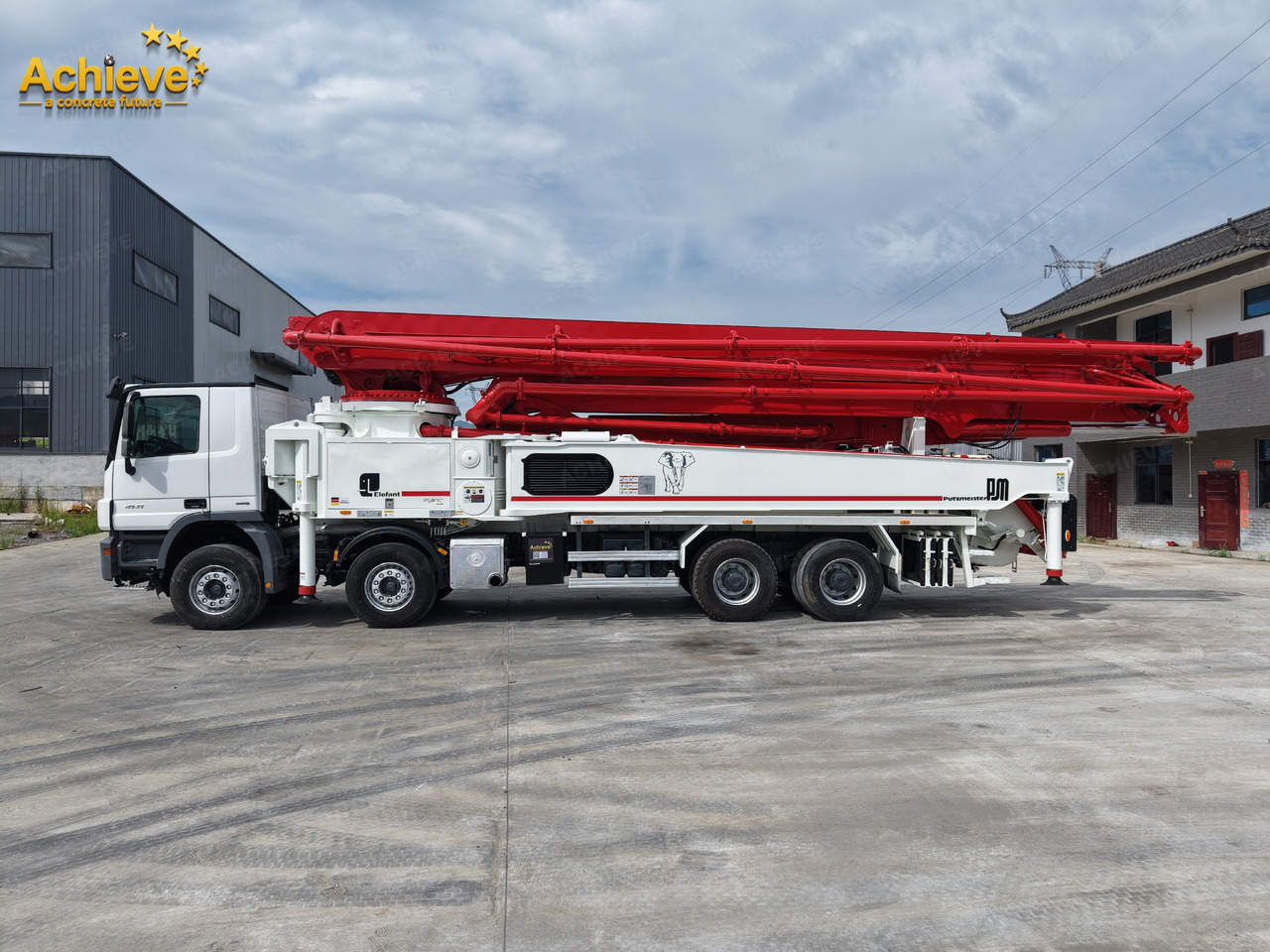 Betongpumpe Putzmeister Putzmeister  M56-4RZ Actros 4141Mercedes-Benz Concrete pump truck 【ACHIEVE】TOP CONDITION!!!: bilde 22
