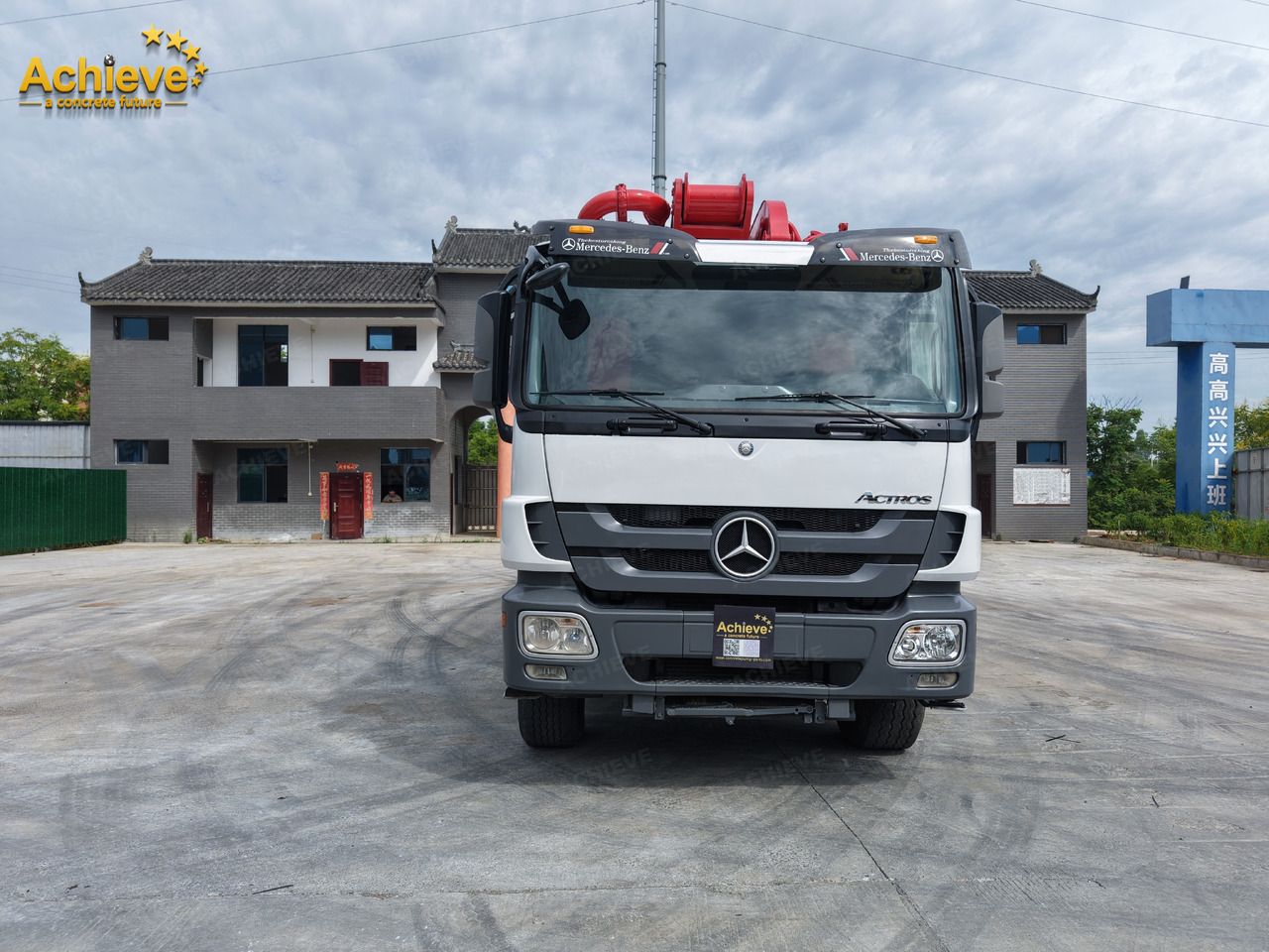 Betongpumpe Putzmeister Putzmeister  M56-4RZ Actros 4141Mercedes-Benz Concrete pump truck 【ACHIEVE】TOP CONDITION!!!: bilde 19