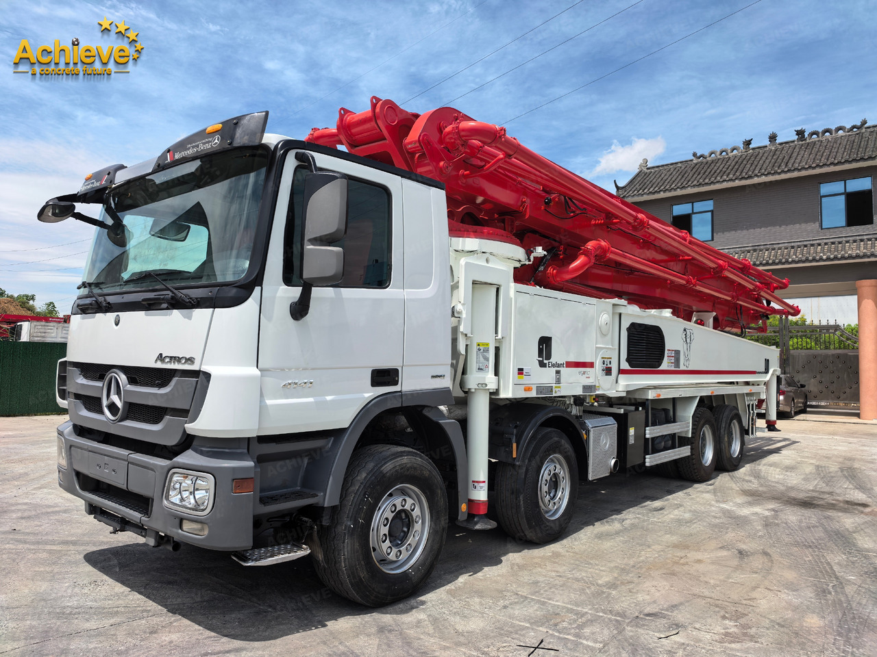 Betongpumpe Putzmeister Putzmeister  M56-4RZ Actros 4141Mercedes-Benz Concrete pump truck 【ACHIEVE】TOP CONDITION!!!: bilde 5