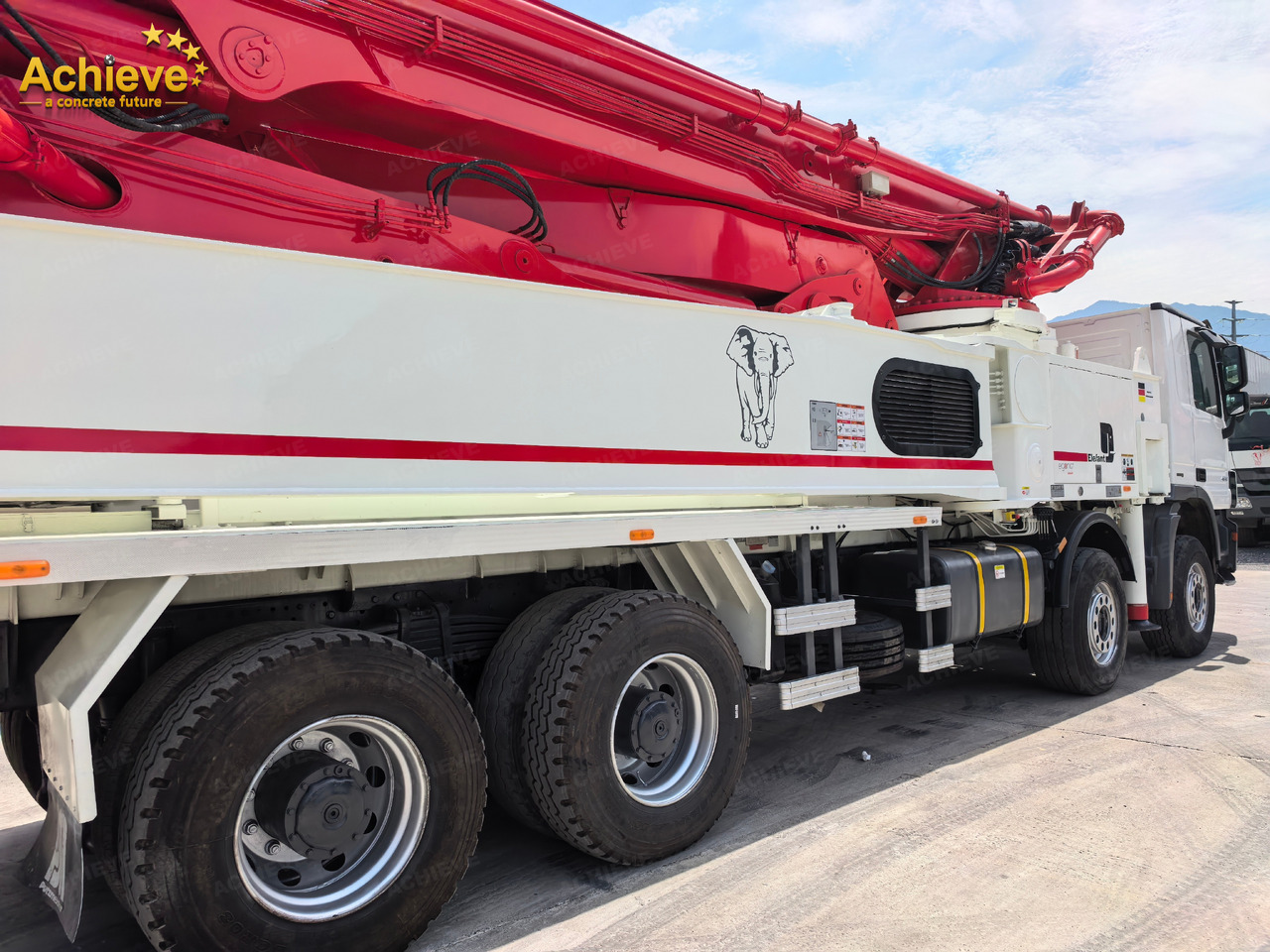 Betongpumpe Putzmeister Putzmeister  M56-4RZ Actros 4141Mercedes-Benz Concrete pump truck 【ACHIEVE】TOP CONDITION!!!: bilde 8