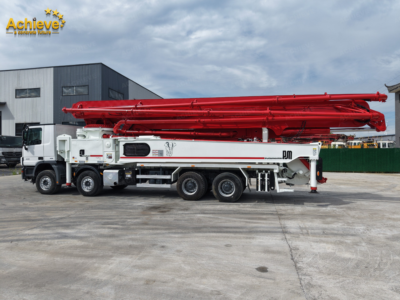 Betongpumpe Putzmeister Putzmeister  M56-4RZ Actros 4141Mercedes-Benz Concrete pump truck 【ACHIEVE】TOP CONDITION!!!: bilde 23