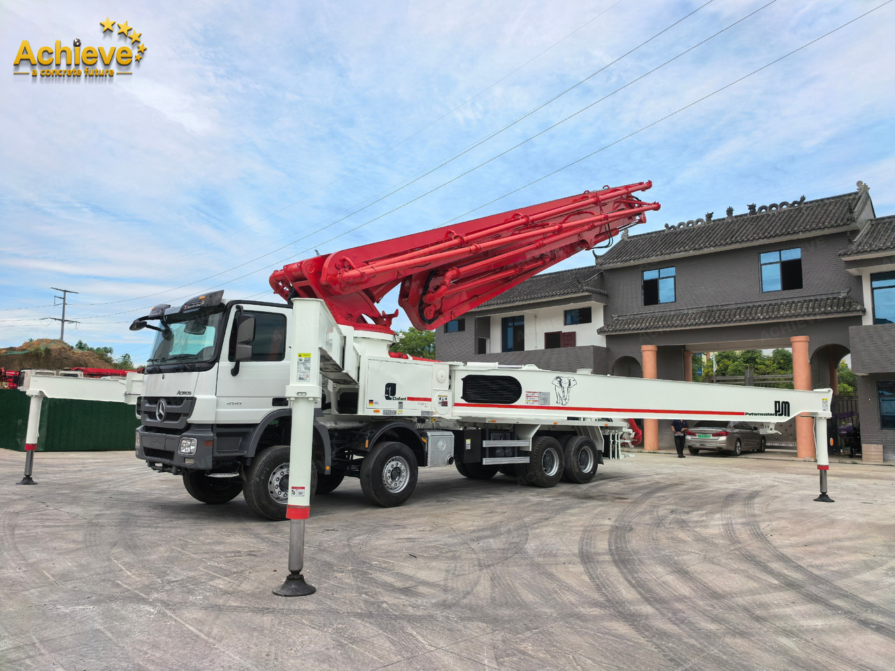 Betongpumpe Putzmeister Putzmeister  M56-4RZ Actros 4141Mercedes-Benz Concrete pump truck 【ACHIEVE】TOP CONDITION!!!: bilde 18