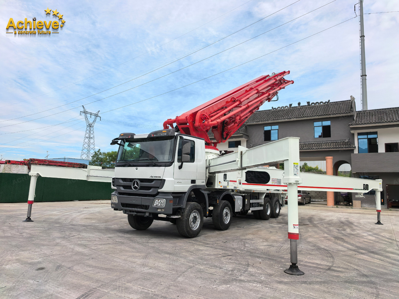 Betongpumpe Putzmeister Putzmeister  M56-4RZ Actros 4141Mercedes-Benz Concrete pump truck 【ACHIEVE】TOP CONDITION!!!: bilde 17