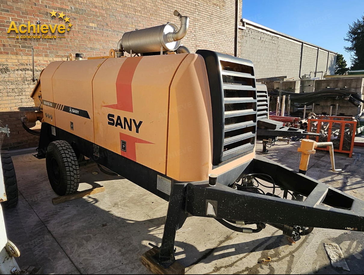SANY SANY 【ACHIEVE】TOP CONDITION!!! demo new low hours Sany Concrete Trailer Pump 2017 HBT5008C-5S - Stasjonær betongpumpe: bilde 1 SANY SANY 【ACHIEVE】TOP CONDITION!!! demo new low hours Sany Concrete Trailer Pump 2017 HBT5008C-5S - Stasjonær betongpumpe: bilde 1