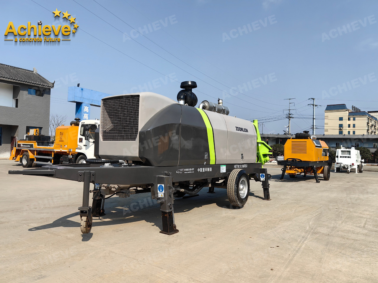Zoomlion 2022 Zoomlion HBT 90.18.186RSU hydraulic Concrete Trailer Pump in China【ACHIEVE】TOP CONDITION!!! - Stasjonær betongpumpe: bilde 3 Zoomlion 2022 Zoomlion HBT 90.18.186RSU hydraulic Concrete Trailer Pump in China【ACHIEVE】TOP CONDITION!!! - Stasjonær betongpumpe: bilde 3