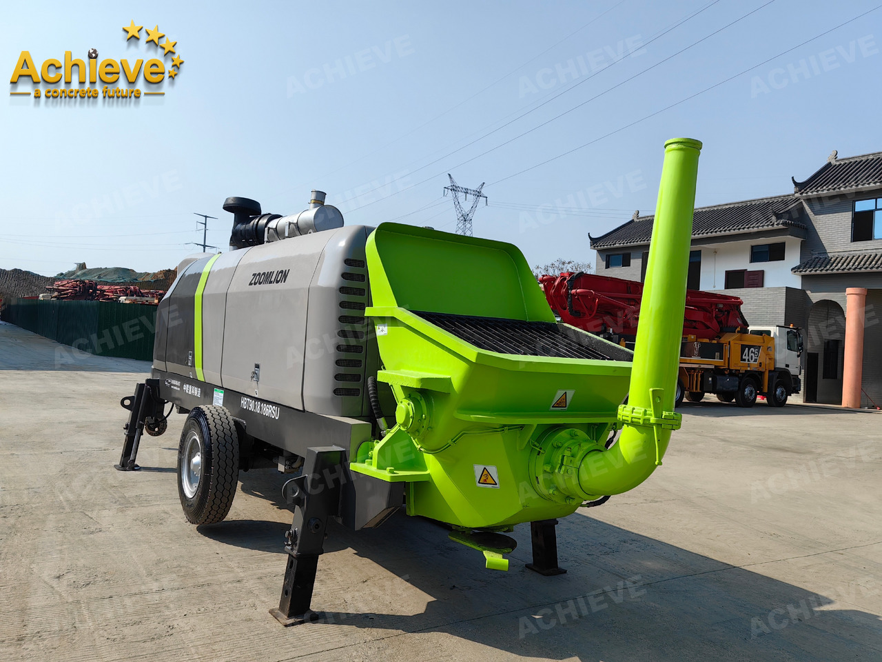 Zoomlion 2022 Zoomlion HBT 90.18.186RSU hydraulic Concrete Trailer Pump in China【ACHIEVE】TOP CONDITION!!! - Stasjonær betongpumpe: bilde 5 Zoomlion 2022 Zoomlion HBT 90.18.186RSU hydraulic Concrete Trailer Pump in China【ACHIEVE】TOP CONDITION!!! - Stasjonær betongpumpe: bilde 5