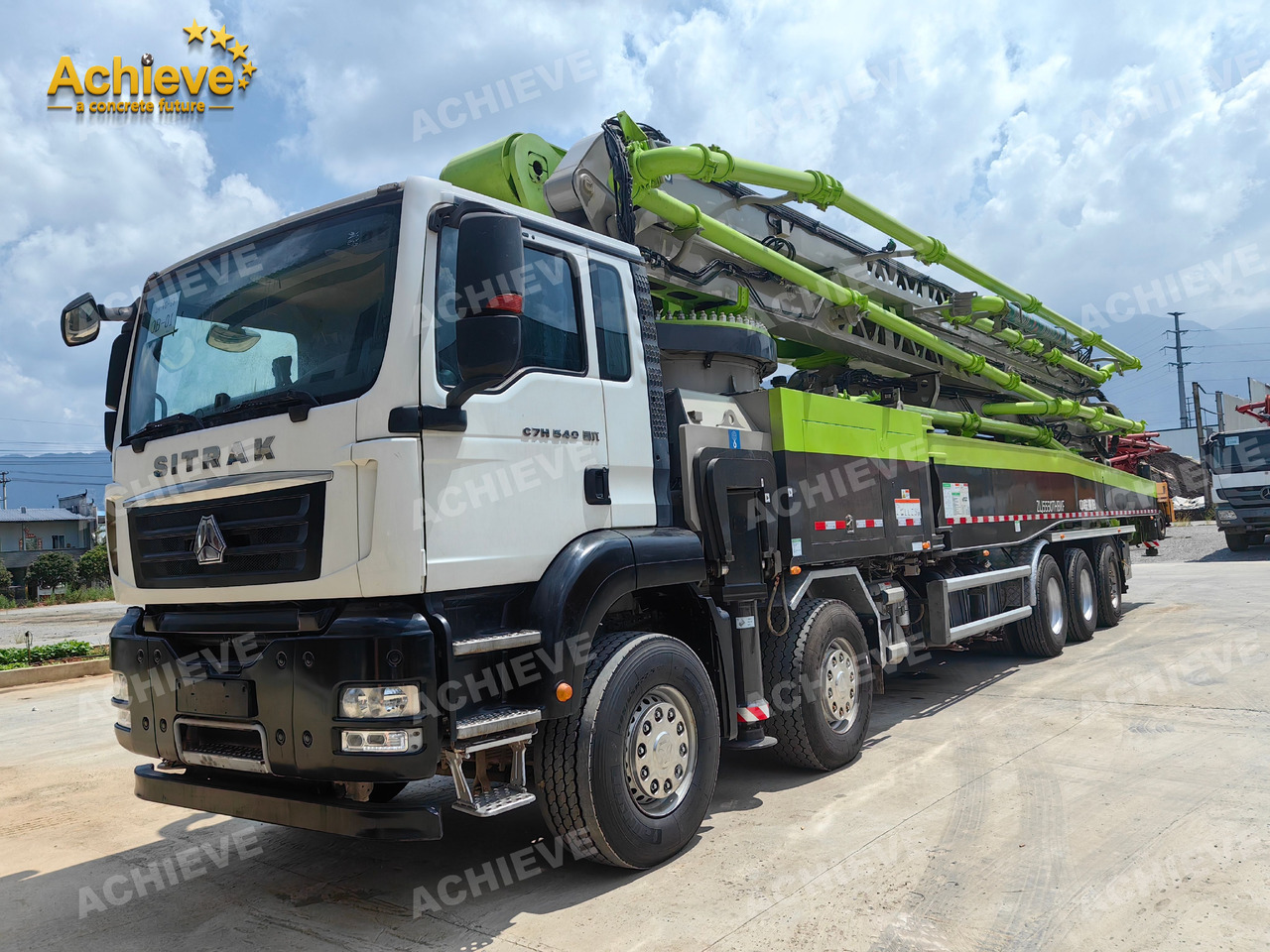 Zoomlion Zoomlion 70M 70X-6RZ Concrete pump truck ACTROS 4141 【ACHIEVE】TOP CONDITION!!! - Betongpumpe: bilde 2 Zoomlion Zoomlion 70M 70X-6RZ Concrete pump truck ACTROS 4141 【ACHIEVE】TOP CONDITION!!! - Betongpumpe: bilde 2