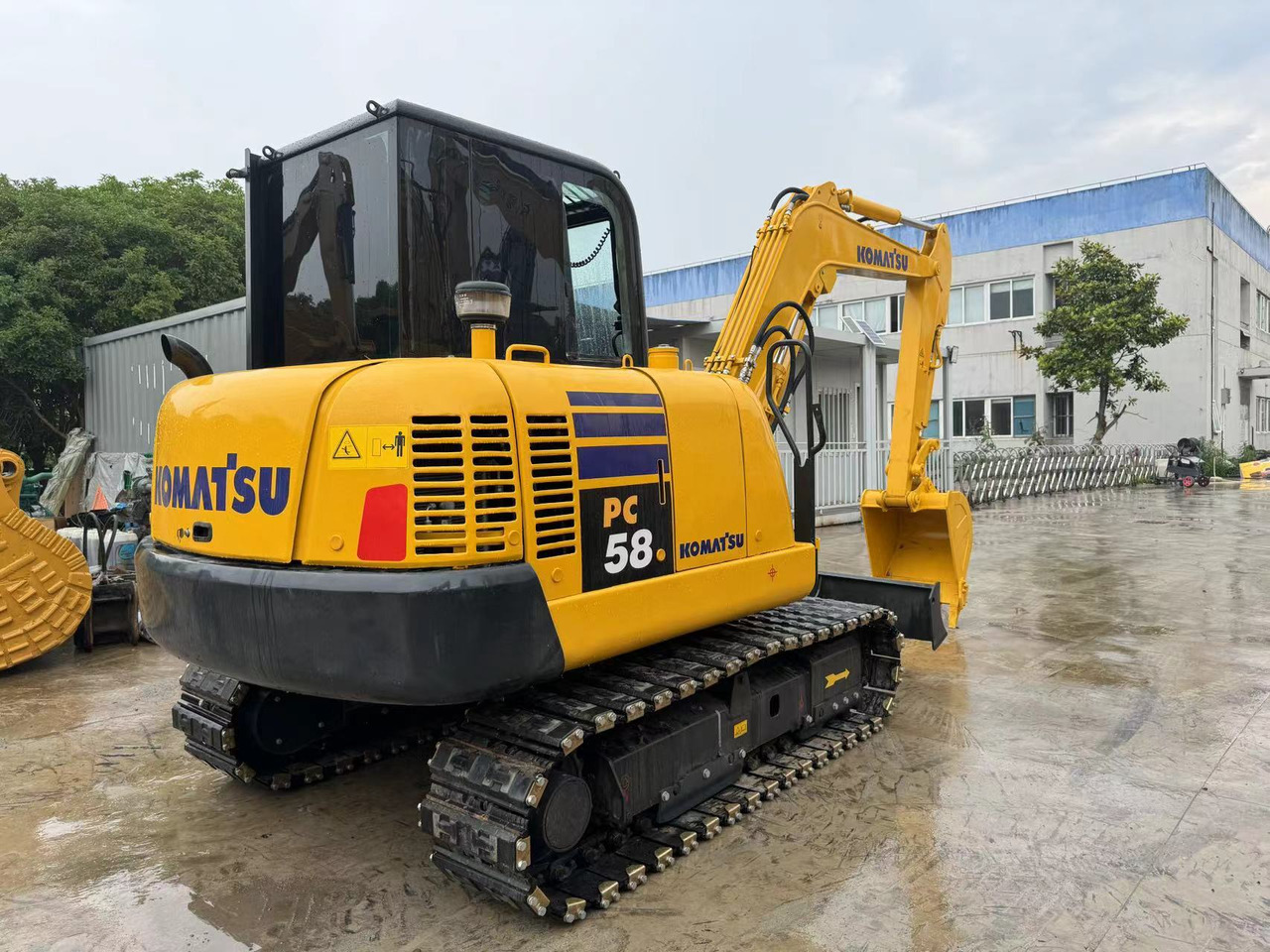 Komatsu PC58, PC56, PC55 Small Excavator With Rubber Tracks - Beltegraver: bilde 5 Komatsu PC58, PC56, PC55 Small Excavator With Rubber Tracks - Beltegraver: bilde 5