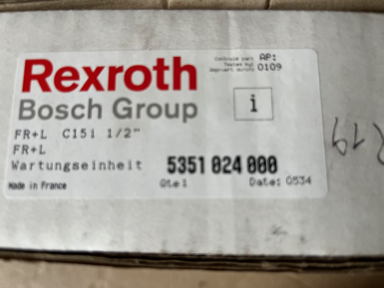 REXROTH Service unit 5351 024 000 5351024000 - Reservedeler for Bygg og anlegg: bilde 2 REXROTH Service unit 5351 024 000 5351024000 - Reservedeler for Bygg og anlegg: bilde 2
