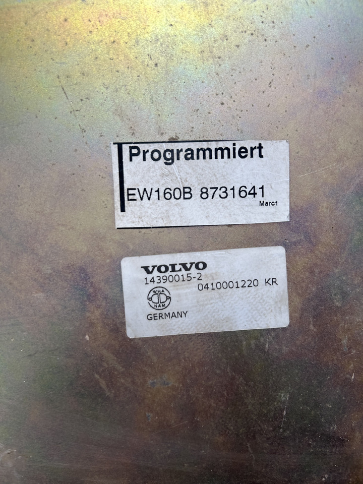 Styreenhet for Hjulgraver Volvo EW160B: bilde 6