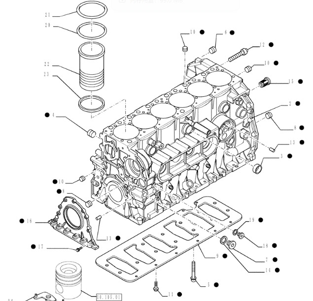 FPT Case Cursor9 F2CE9687A*E001 Cylinder Block 504219039 504139592 504375066 - Sylinderblokk: bilde 1 FPT Case Cursor9 F2CE9687A*E001 Cylinder Block 504219039 504139592 504375066 - Sylinderblokk: bilde 1