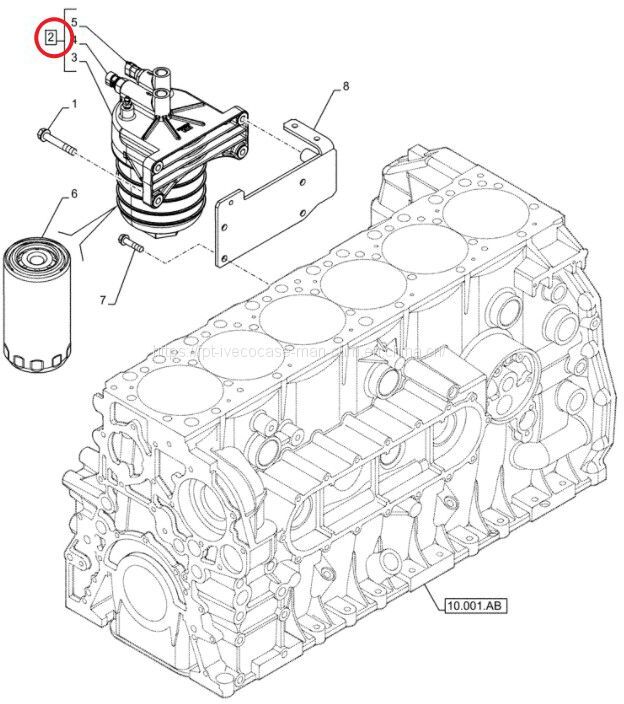 FPT IVECO CASE Cursor11 EURO 6 F3GFE613A B001 5801863562/5801690111 fuel oil filter 5801611951 - Drivstofffilter: bilde 3 FPT IVECO CASE Cursor11 EURO 6 F3GFE613A B001 5801863562/5801690111 fuel oil filter 5801611951 - Drivstofffilter: bilde 3