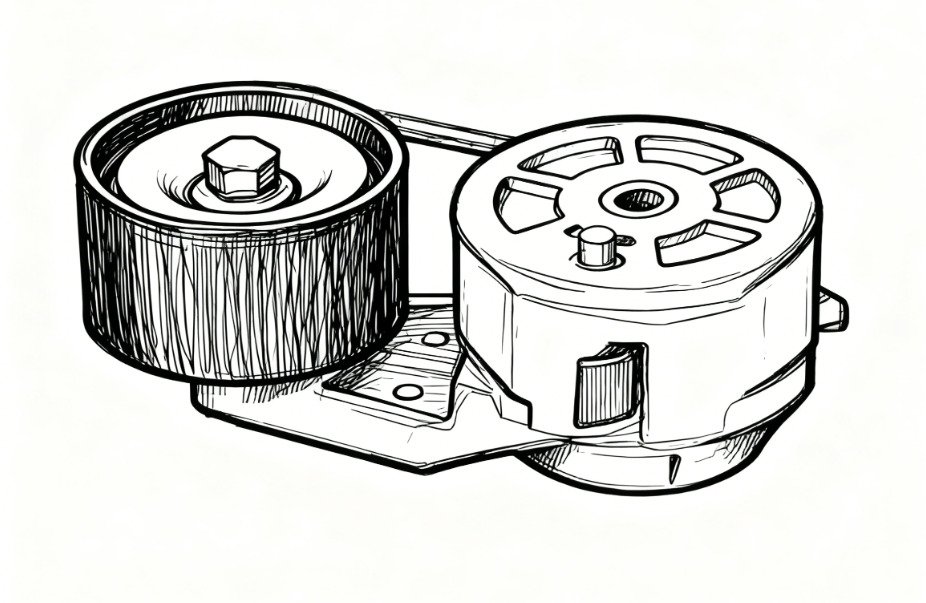 OEM Engine Cursor9 Bus F2CFE612D*J231/F2CFE612A*J098 5802748674 BELT TENSIONER 5801404997 - Reimstrammer for Buss: bilde 1 OEM Engine Cursor9 Bus F2CFE612D*J231/F2CFE612A*J098 5802748674 BELT TENSIONER 5801404997 - Reimstrammer for Buss: bilde 1
