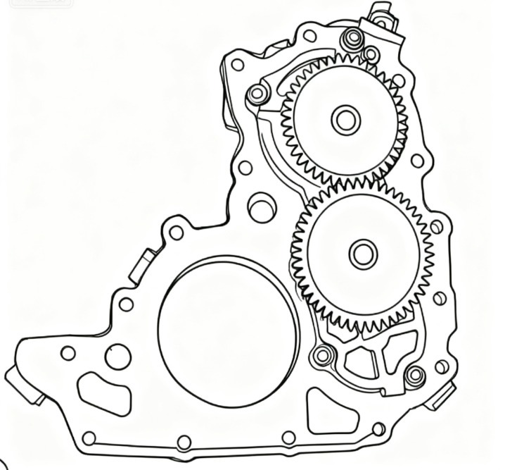 OEM Engine F1AE Oil Pump F504389092 F504071325 F504012890 - Oljepumpe for Varebil: bilde 1 OEM Engine F1AE Oil Pump F504389092 F504071325 F504012890 - Oljepumpe for Varebil: bilde 1