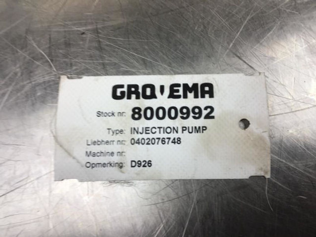 Bosch Fuel Injection pump D926 - Drivstoffpumpe: bilde 3 Bosch Fuel Injection pump D926 - Drivstoffpumpe: bilde 3