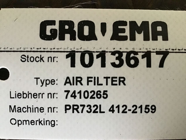 Liebherr Air Filter - Luftfilter: bilde 4 Liebherr Air Filter - Luftfilter: bilde 4