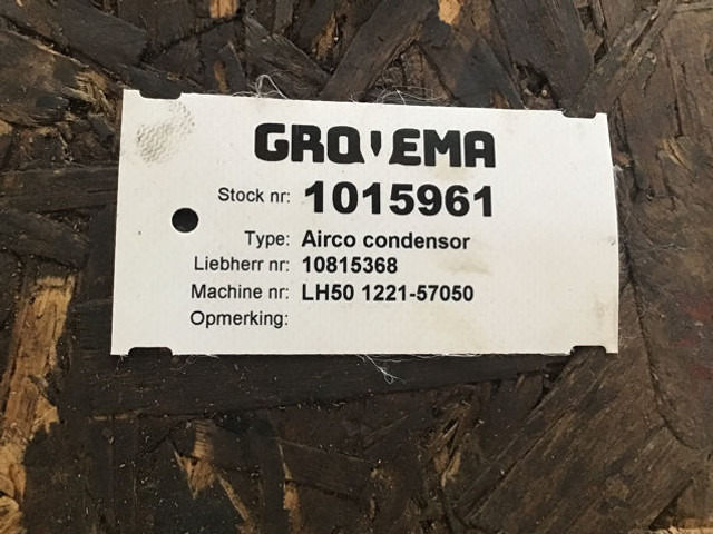 Liebherr Airco Condensor - A/C del: bilde 2 Liebherr Airco Condensor - A/C del: bilde 2