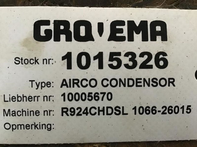 Liebherr Capacitor Unit - A/C del: bilde 3 Liebherr Capacitor Unit - A/C del: bilde 3