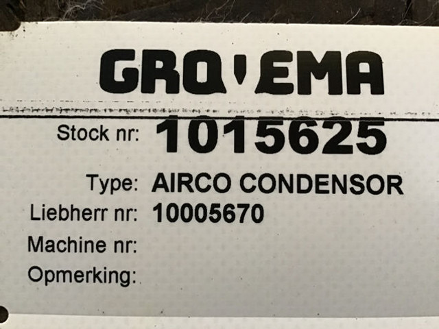 Liebherr Capacitor Unit - A/C del: bilde 2 Liebherr Capacitor Unit - A/C del: bilde 2