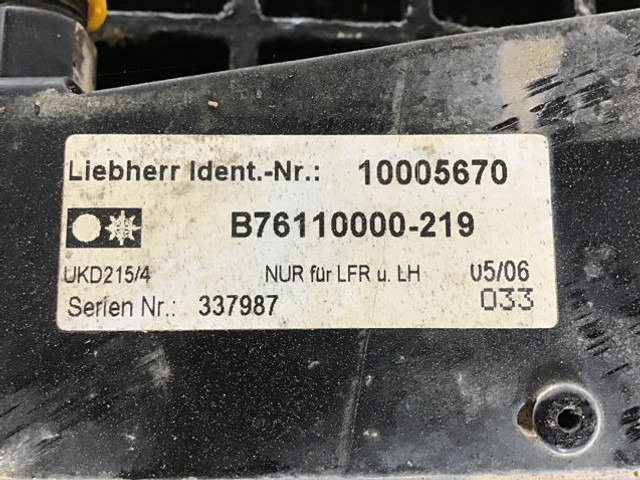 Liebherr Capacitor Unit - A/C del: bilde 1 Liebherr Capacitor Unit - A/C del: bilde 1