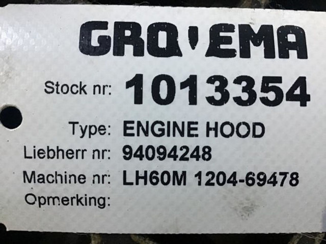 Panser Liebherr Engine Hood: bilde 12