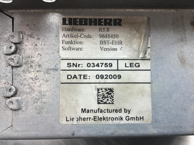 Liebherr Excavator Control - Styreenhet: bilde 5 Liebherr Excavator Control - Styreenhet: bilde 5