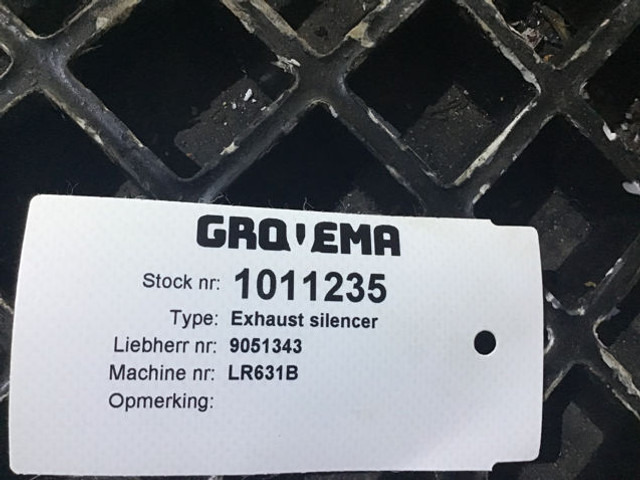 Liebherr Exhaust Silencer - Eksosrør: bilde 5 Liebherr Exhaust Silencer - Eksosrør: bilde 5