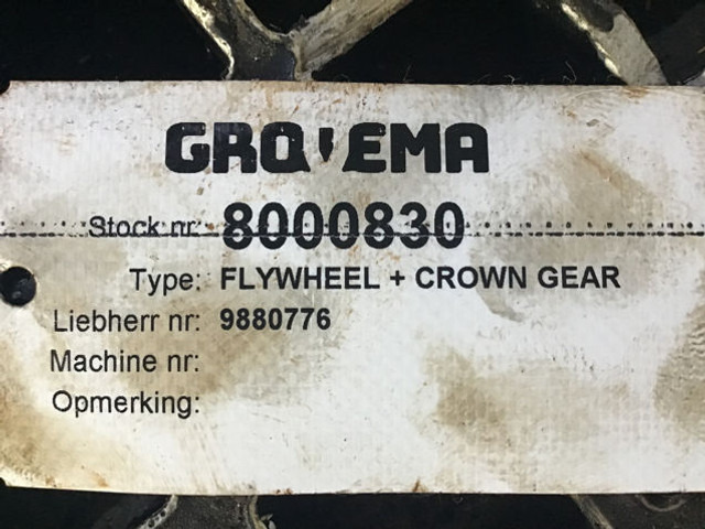Liebherr Flywheel SAE1 - Svinghjul: bilde 3 Liebherr Flywheel SAE1 - Svinghjul: bilde 3