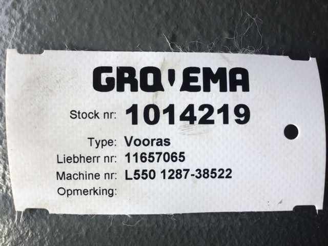 Aksel og deler Liebherr Front Axle: bilde 6