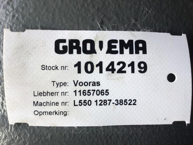 Aksel og deler Liebherr Front Axle: bilde 11