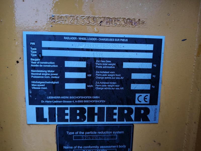 Liebherr L576 - Hjullaster: bilde 2 Liebherr L576 - Hjullaster: bilde 2