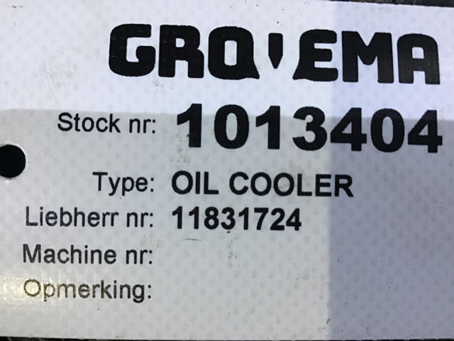 Liebherr Oil Cooler - Oljekjøler: bilde 5 Liebherr Oil Cooler - Oljekjøler: bilde 5