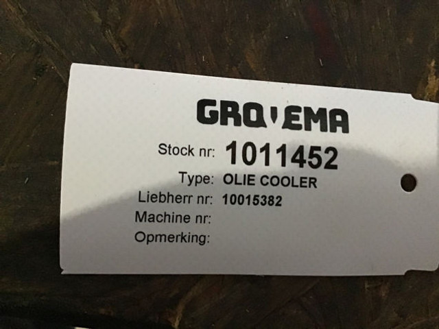 Liebherr Oilcooler - Oljekjøler: bilde 3 Liebherr Oilcooler - Oljekjøler: bilde 3