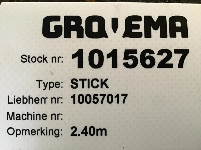 Liebherr Stick - Utstyr: bilde 1 Liebherr Stick - Utstyr: bilde 1