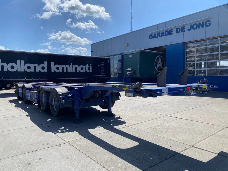 Container-transport/ Vekselflak semitrailer Broshuis 2Connect 2AKCC / 4 Axles / 3x Steering Axle / 2x Lift Axle: bilde 6