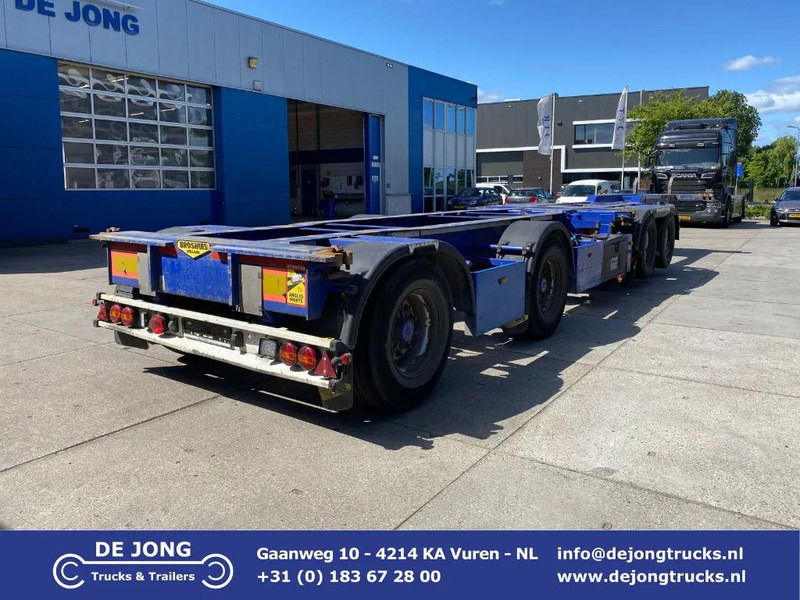 Broshuis 2Connect 2AKCC / 4 Axles / 3x Steering Axle / 2x Lift Axle - Container-transport/ Vekselflak semitrailer: bilde 1 Broshuis 2Connect 2AKCC / 4 Axles / 3x Steering Axle / 2x Lift Axle - Container-transport/ Vekselflak semitrailer: bilde 1