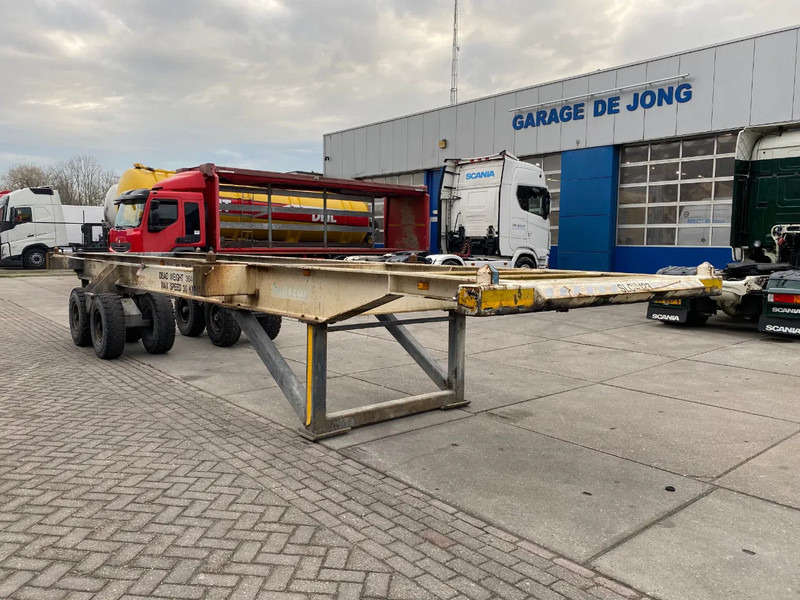 Container-transport/ Vekselflak semitrailer Buiscar 12 Stucks ! / 36 Ton / 20 FT - 30 FT / Skeletal / Port Trailer: bilde 6