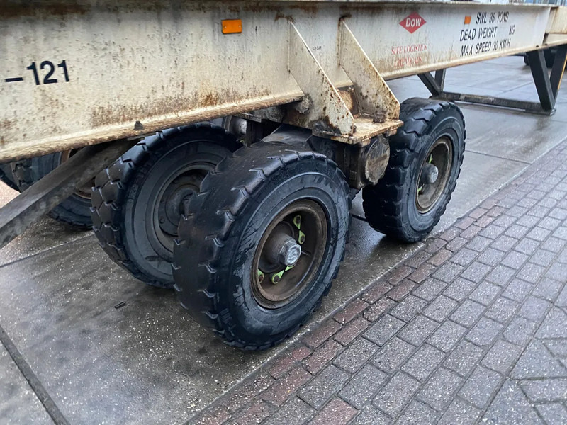 Container-transport/ Vekselflak semitrailer Buiscar HD 36 / 36 Ton / 20 FT - 30 FT / Skeletal / Port Trailer: bilde 8