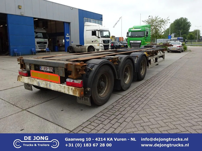 Krone SD 27 / Container Chassis / BPW + Drum / 1x Extendable / 45 FT - Container-transport/ Vekselflak semitrailer: bilde 1 Krone SD 27 / Container Chassis / BPW + Drum / 1x Extendable / 45 FT - Container-transport/ Vekselflak semitrailer: bilde 1