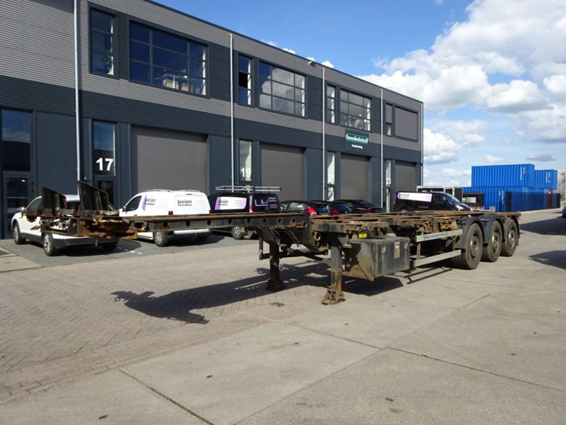 Krone SD Chassis / ADR / 2x Extendable / MB + Disc / 2x Lift Axle - Container-transport/ Vekselflak semitrailer: bilde 4 Krone SD Chassis / ADR / 2x Extendable / MB + Disc / 2x Lift Axle - Container-transport/ Vekselflak semitrailer: bilde 4