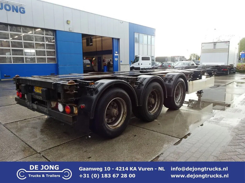 Krone SDC 27 / Container Chassis / BPW + Drum / Lift Axle - Container-transport/ Vekselflak semitrailer: bilde 1 Krone SDC 27 / Container Chassis / BPW + Drum / Lift Axle - Container-transport/ Vekselflak semitrailer: bilde 1