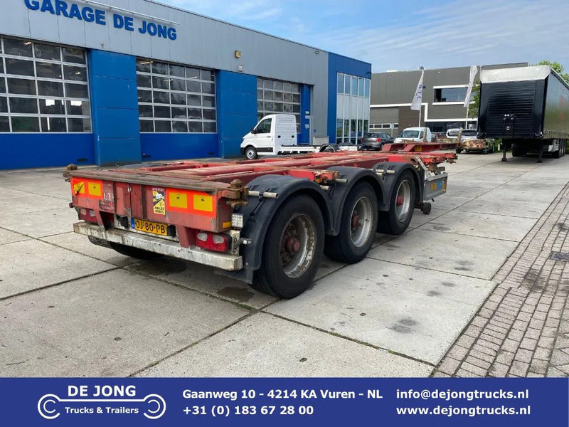 Pacton T3-010 Multi / 3x Extendable / 1x Lift Axle - Container-transport/ Vekselflak semitrailer: bilde 1 Pacton T3-010 Multi / 3x Extendable / 1x Lift Axle - Container-transport/ Vekselflak semitrailer: bilde 1