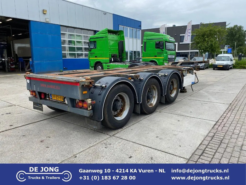 Pacton TXC 343 Multi / 3x Extendable / 1x Lift Axle - Container-transport/ Vekselflak semitrailer: bilde 1 Pacton TXC 343 Multi / 3x Extendable / 1x Lift Axle - Container-transport/ Vekselflak semitrailer: bilde 1