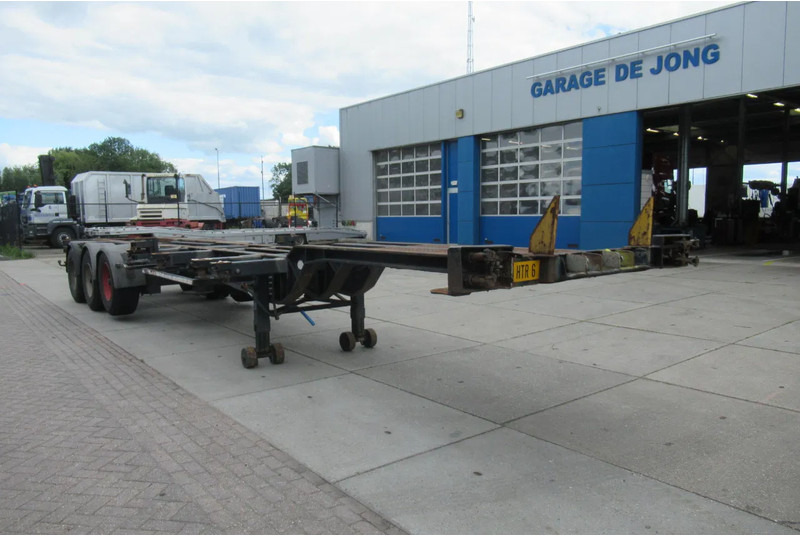 Renders Container Chassis / Extendable on rear / BPW + drum - Container-transport/ Vekselflak semitrailer: bilde 4 Renders Container Chassis / Extendable on rear / BPW + drum - Container-transport/ Vekselflak semitrailer: bilde 4