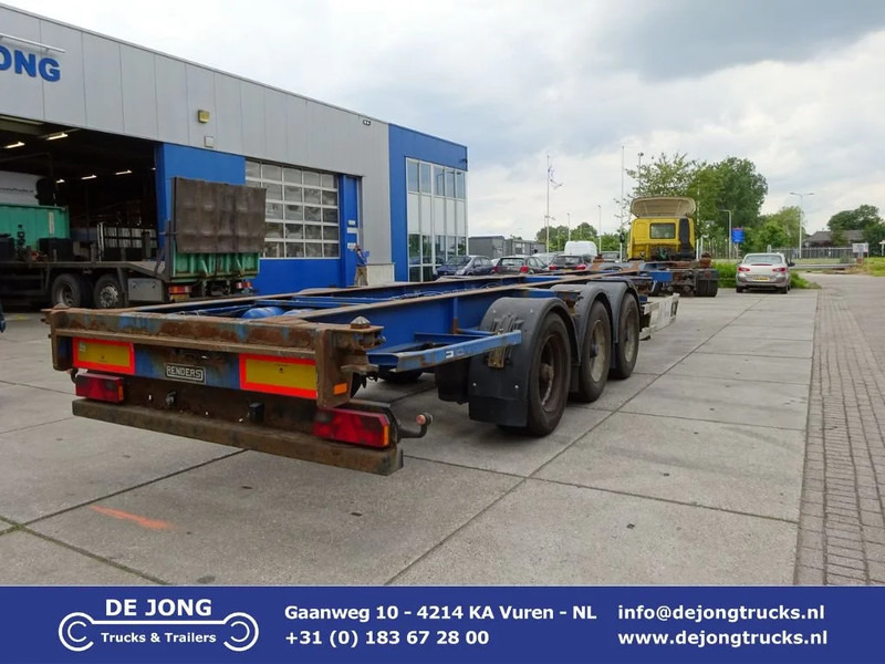 Renders Container chassis / BPW + Drum / 40 FT - Container-transport/ Vekselflak semitrailer: bilde 1 Renders Container chassis / BPW + Drum / 40 FT - Container-transport/ Vekselflak semitrailer: bilde 1