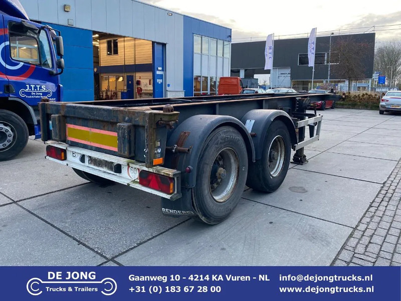 Renders Euro 700 / Container Chassis / 20 FT - Container-transport/ Vekselflak semitrailer: bilde 1 Renders Euro 700 / Container Chassis / 20 FT - Container-transport/ Vekselflak semitrailer: bilde 1