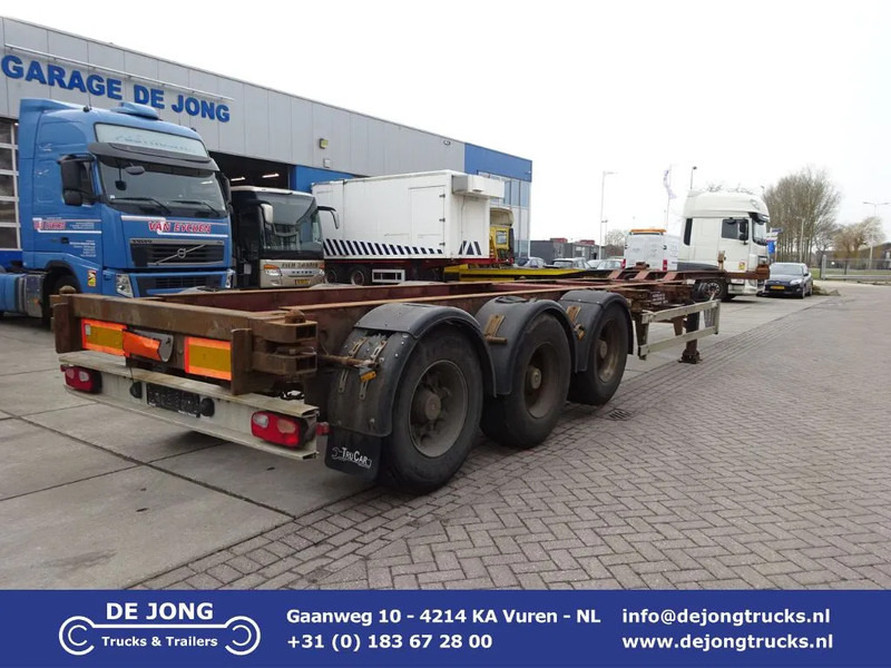Renders Renders Container Chassis / SAF + DRUM - Container-transport/ Vekselflak semitrailer: bilde 1 Renders Renders Container Chassis / SAF + DRUM - Container-transport/ Vekselflak semitrailer: bilde 1