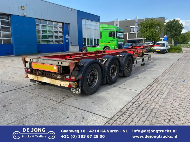 Schmitz Cargobull SCF 24 G Chassis / SAF + Disc / 1x Extendable / Lift axle - Container-transport/ Vekselflak semitrailer: bilde 1 Schmitz Cargobull SCF 24 G Chassis / SAF + Disc / 1x Extendable / Lift axle - Container-transport/ Vekselflak semitrailer: bilde 1